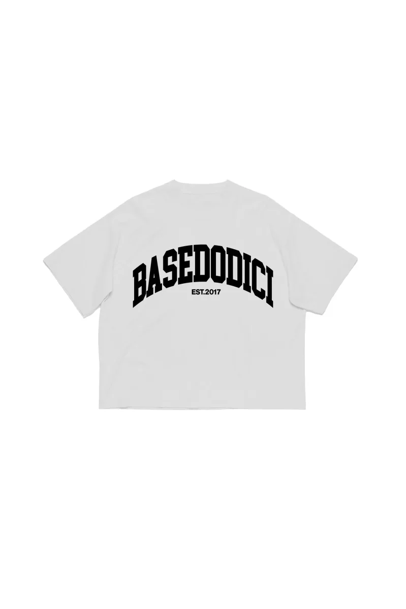 Basedodici Tshirt Arclogo White