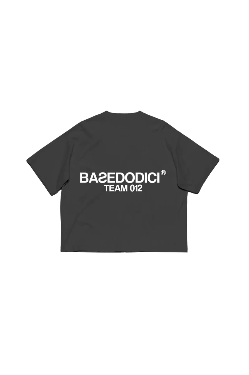 Basedodici Tshirt ''team012'' Logo Black - immagine 2