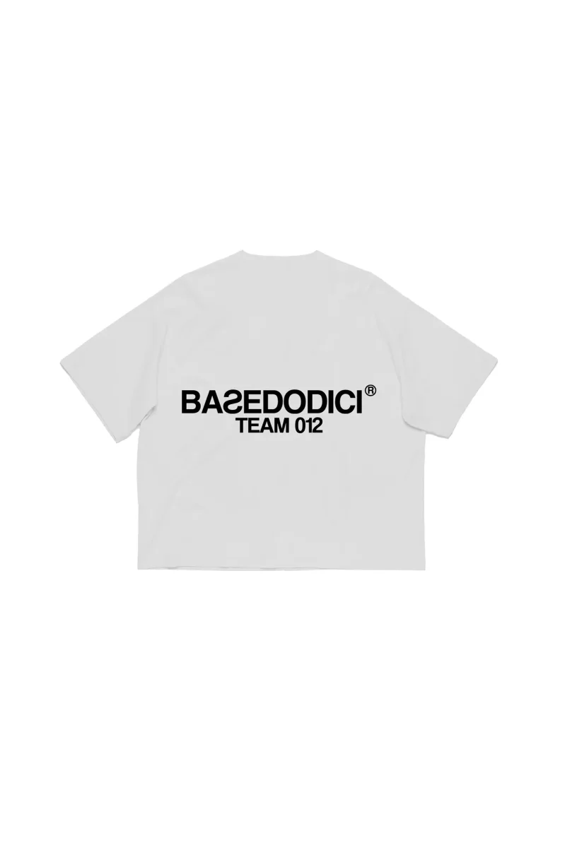 Basedodici Tshirt ''team012'' Logo White - immagine 2