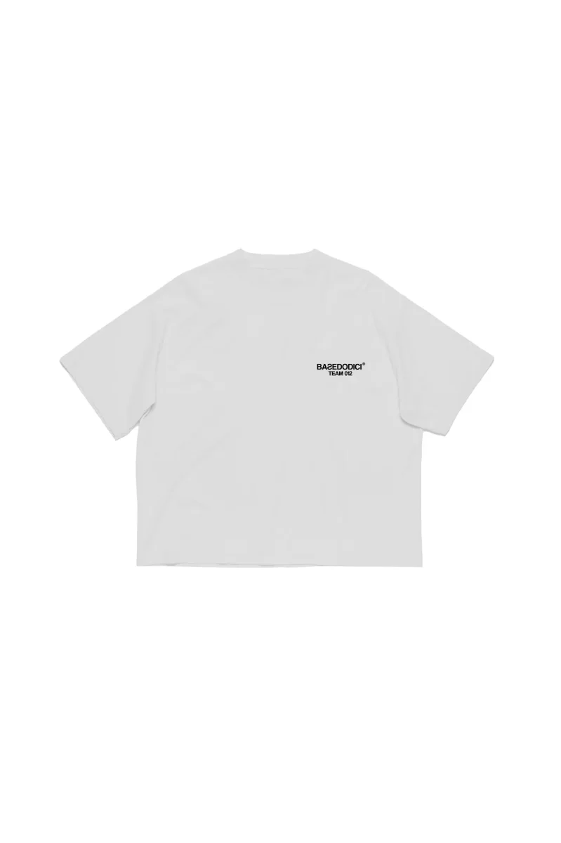 Basedodici Tshirt ''team012'' Logo White - immagine 3