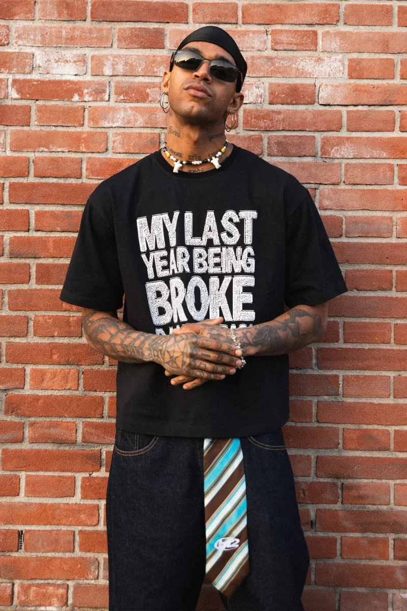 Basedodici Tshirt Broke Black - immagine 3