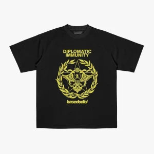 Basedodici "WORLD TOUR" Diplomatic Tee Black