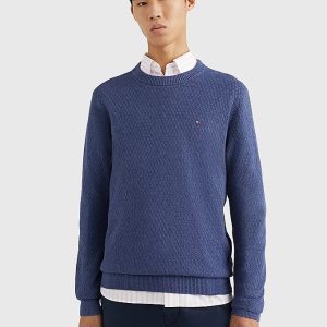 TOMMY HILFIGER Pullover in maglia a nido d’ape