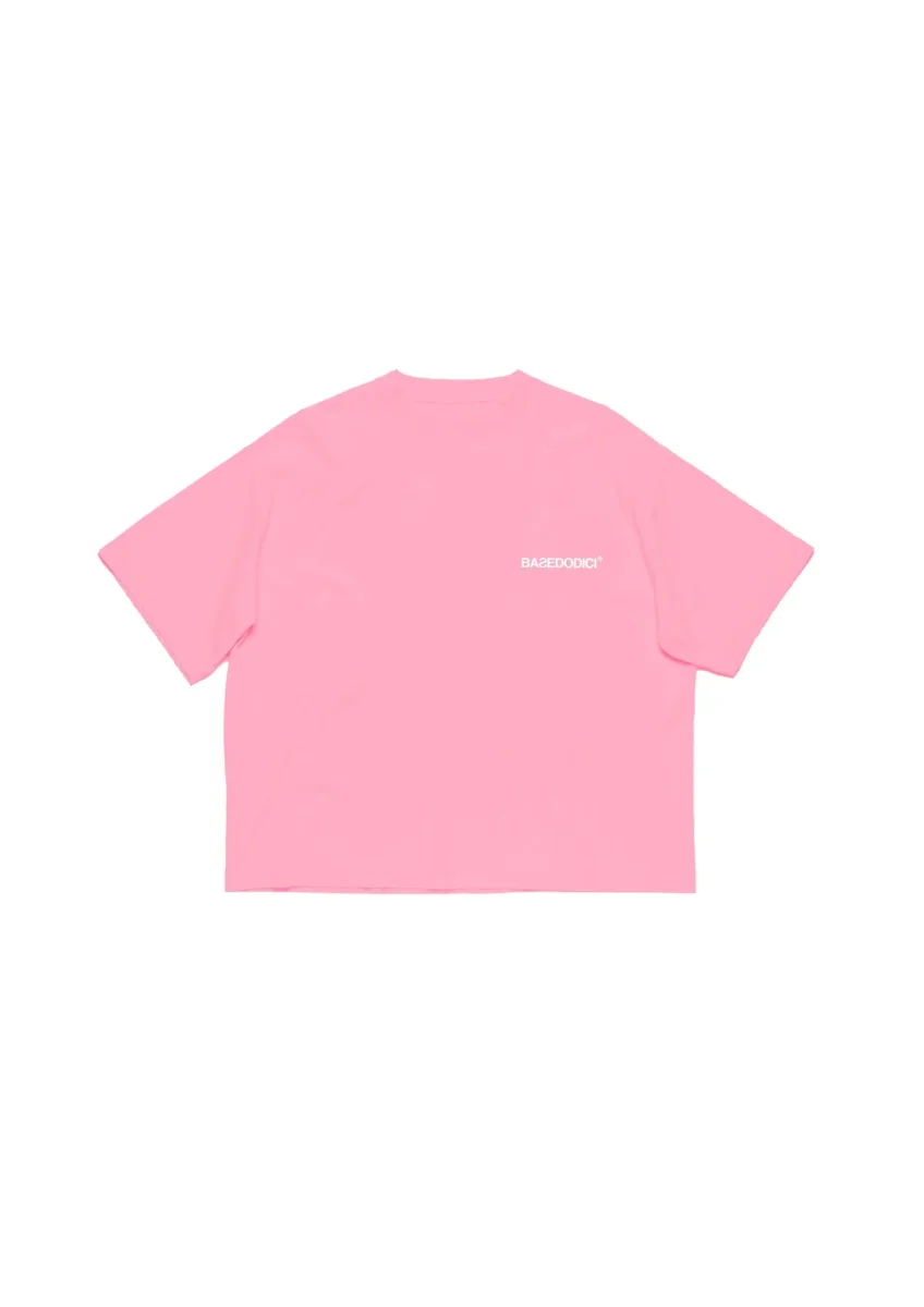 Basedodici Tshirt "Team012" Pink - immagine 3