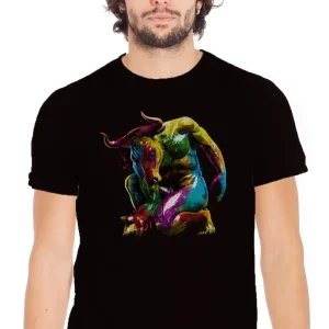 Toro Artistico Color - T-shirt Urban Slub Uomo