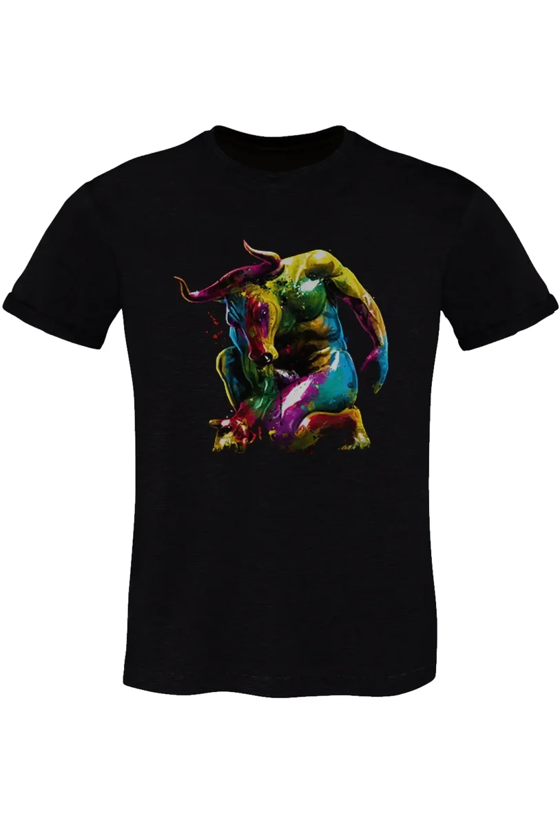 Toro Artistico Color - T-shirt Urban Slub Uomo - immagine 3