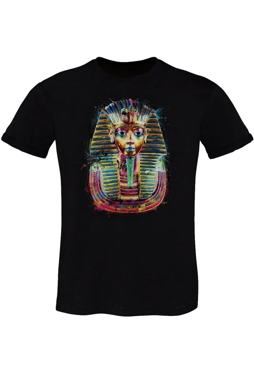 Tutankamen Artistico Color - T-shirt Uomo Urban Slub - immagine 3