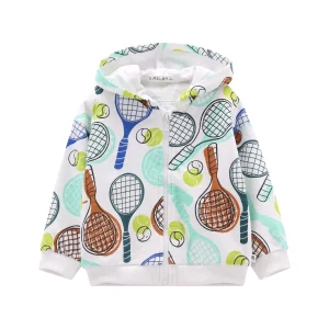 felpa con zip e cappuccio bambino