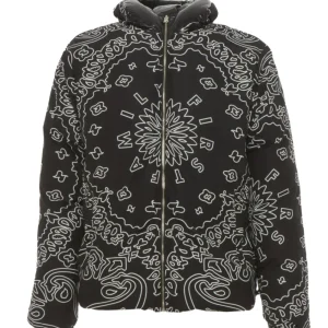 Family First Puffer Double-face Bandana Black