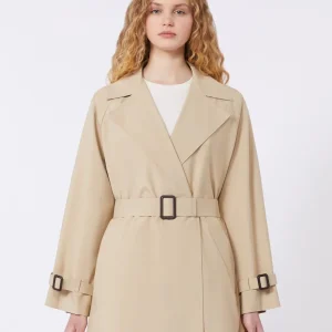 WEEKEND MAXMARA Trench corto in tela antigoccia
