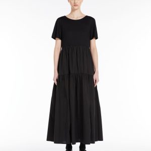 WEEKEND MAXMARA Abito lungo in jersey e cotone
