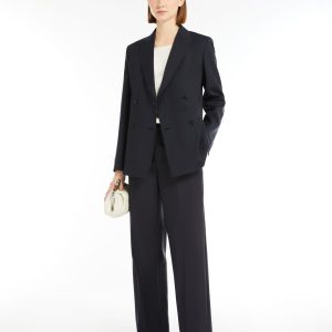 WEEKEND MAXMARA Blazer doppiopetto in tela di lana