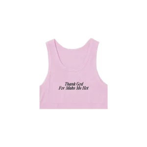 Basedodici Crop Top “FORSUMMER”  Hot Pink