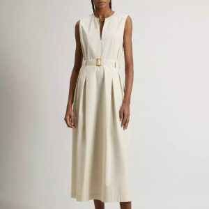 WOOLRICH Vestito smanicato in popeline di cotone