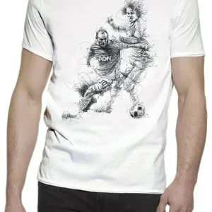 Zidan Color Artistico Stilizzato 18-63 T-shirt Urban Slub Men Uomo 100% Cotone Fiammato JK