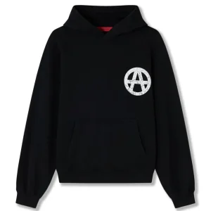 Acupuncture Anarchy Hoodie Washed Black