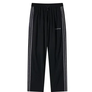 Acupuncture Nylon Pants Black