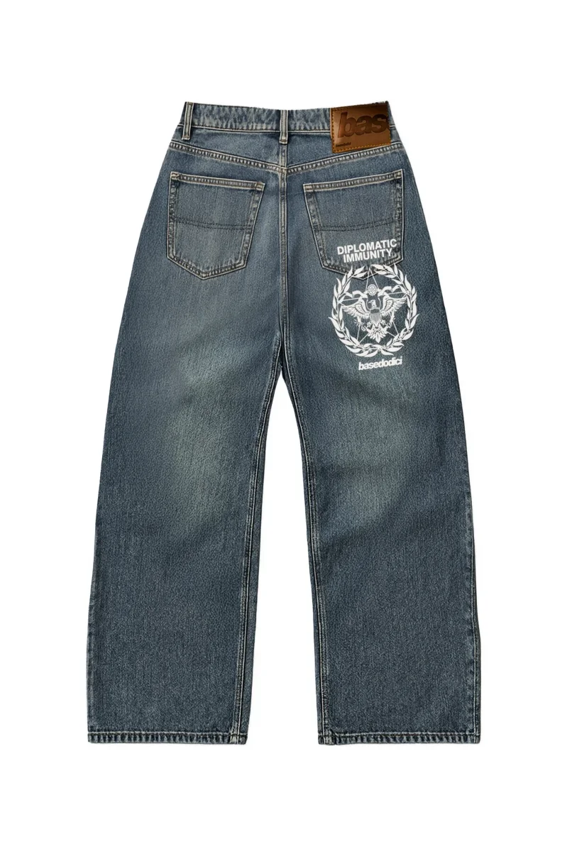 Basedodici "WORLD TOUR" Baggy Denim - immagine 2