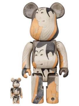 PREORDER BEARBRICK 100% 400% TOSHUSAI SHARAKU ICHIKAWA EBIZO IV