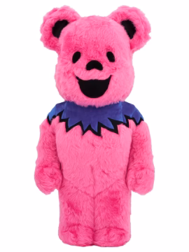 (PREORDER) BEARBRICK 1000% GRATEFUL DEAD DANCING BEARS COSTUME PINK