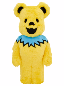(PREORDER) BEARBRICK 1000% GRATEFUL DEAD DANCING BEARS COSTUME YELLOW