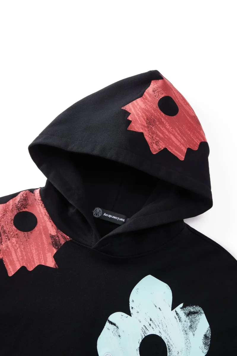 Acupuncture Blossom Hoodie Black - immagine 5