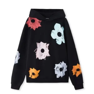 Acupuncture Blossom Hoodie Black