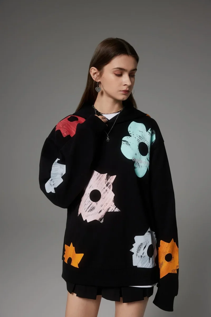 Acupuncture Blossom Hoodie Black - immagine 4