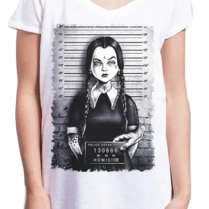 Busted Wednesday Soggetto Famosa 2075 Urban Slub Lady Donna Cotone 100% Fiammato JK