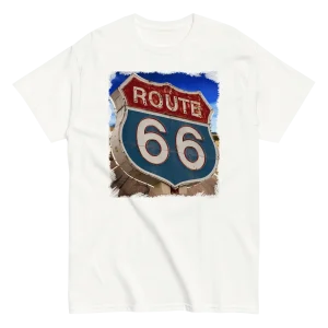T-shirt Uomo Route 66 - Stampa Vintage Iconica Americana 12066-4