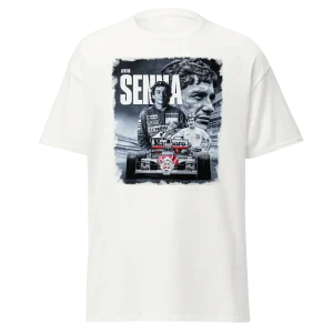 T-shirt Ayrton Senna Leggenda F1 - Stampa Grafica Vintage 11001-2