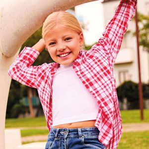 set camicia + canotta ragazza