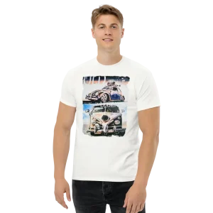 T-shirt Uomo 'Wild Legend' con Stampa Auto d'Epoca VW 10124