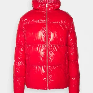 Family First Puffer Double-face Bandana Red