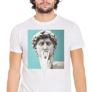 T-shirt Uomo 'David di Leonardo' Cotone Eco