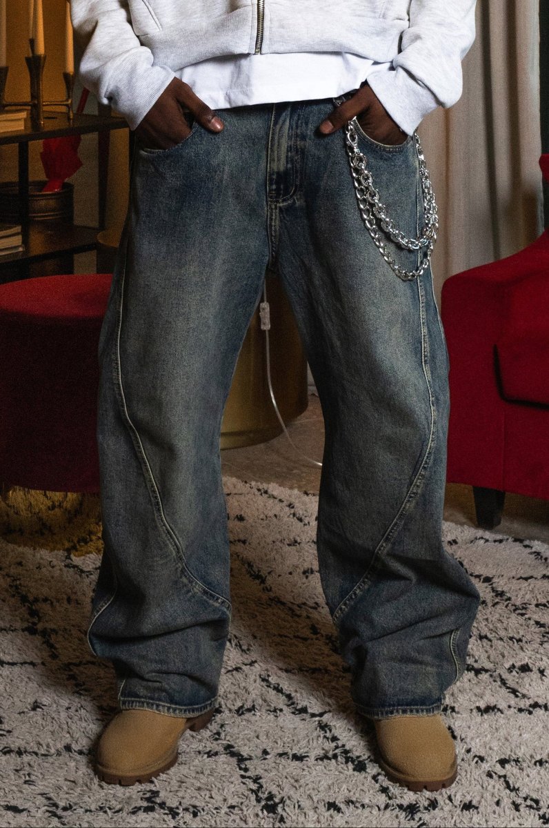 Basedodici "WORLD TOUR" Baggy Denim - immagine 4