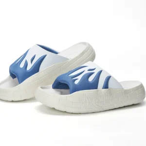 Acupuncture NYU Slide Navy Cream