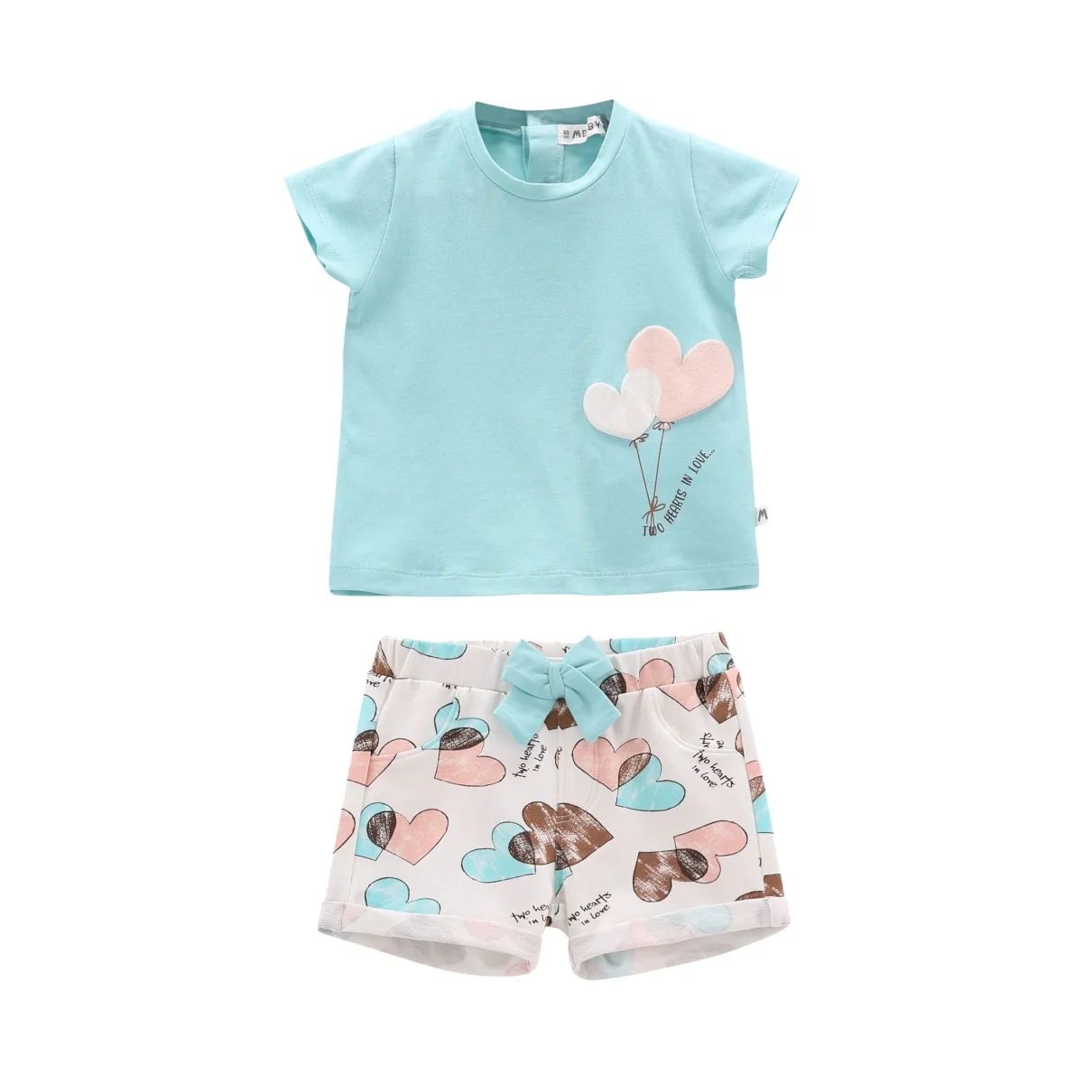completo t-shirt e shorts bambina - immagine 5