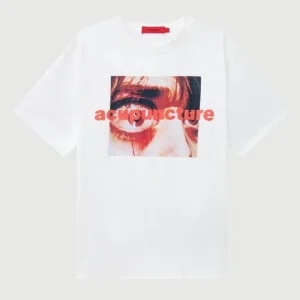 Acupuncture Eye Cry T-shirt Egg White