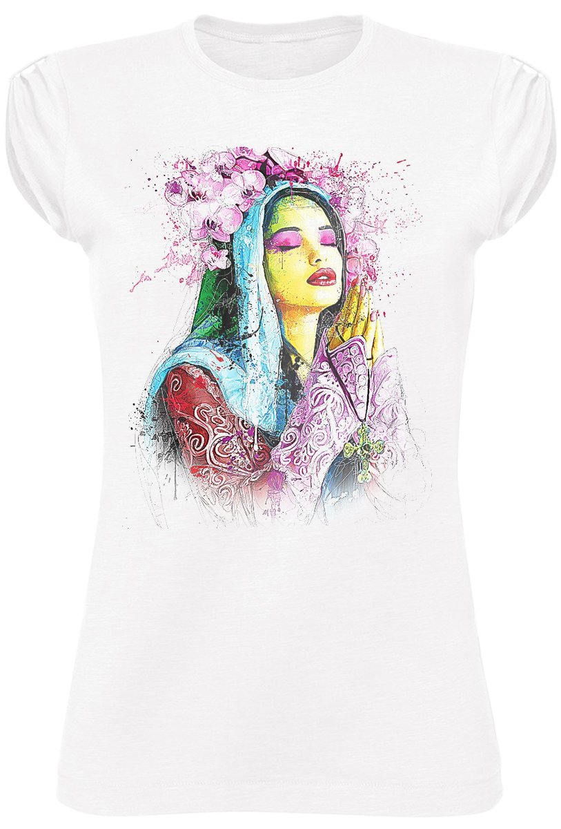 T-shirt Donna Fiammata STREET STYLE - Cotone Bio - immagine 3