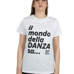 T-SHIRT BIANCA IL MONDO DELLA DANZA SA...