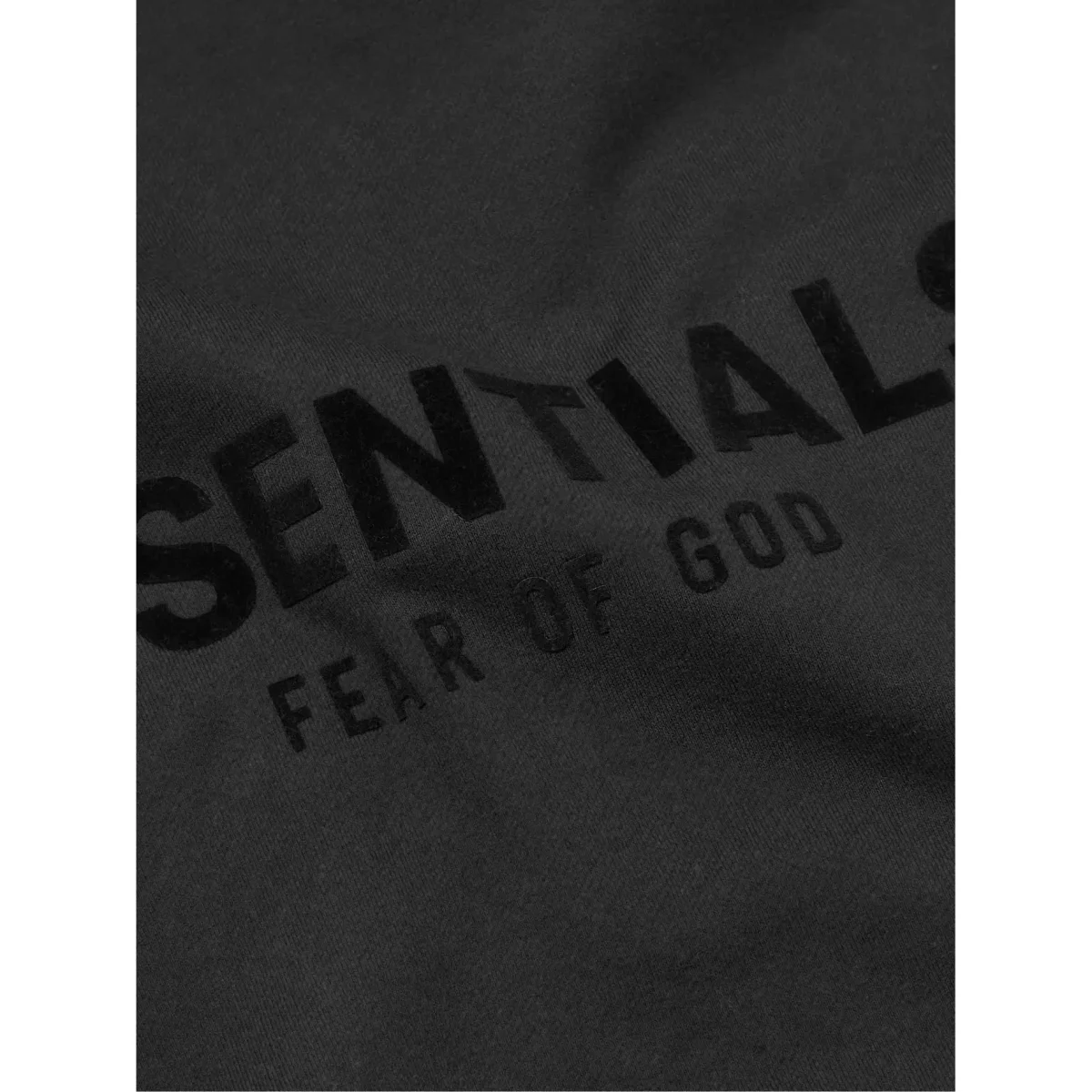 Fear of God Essentials Black Stretch Limo Hoodie - immagine 5