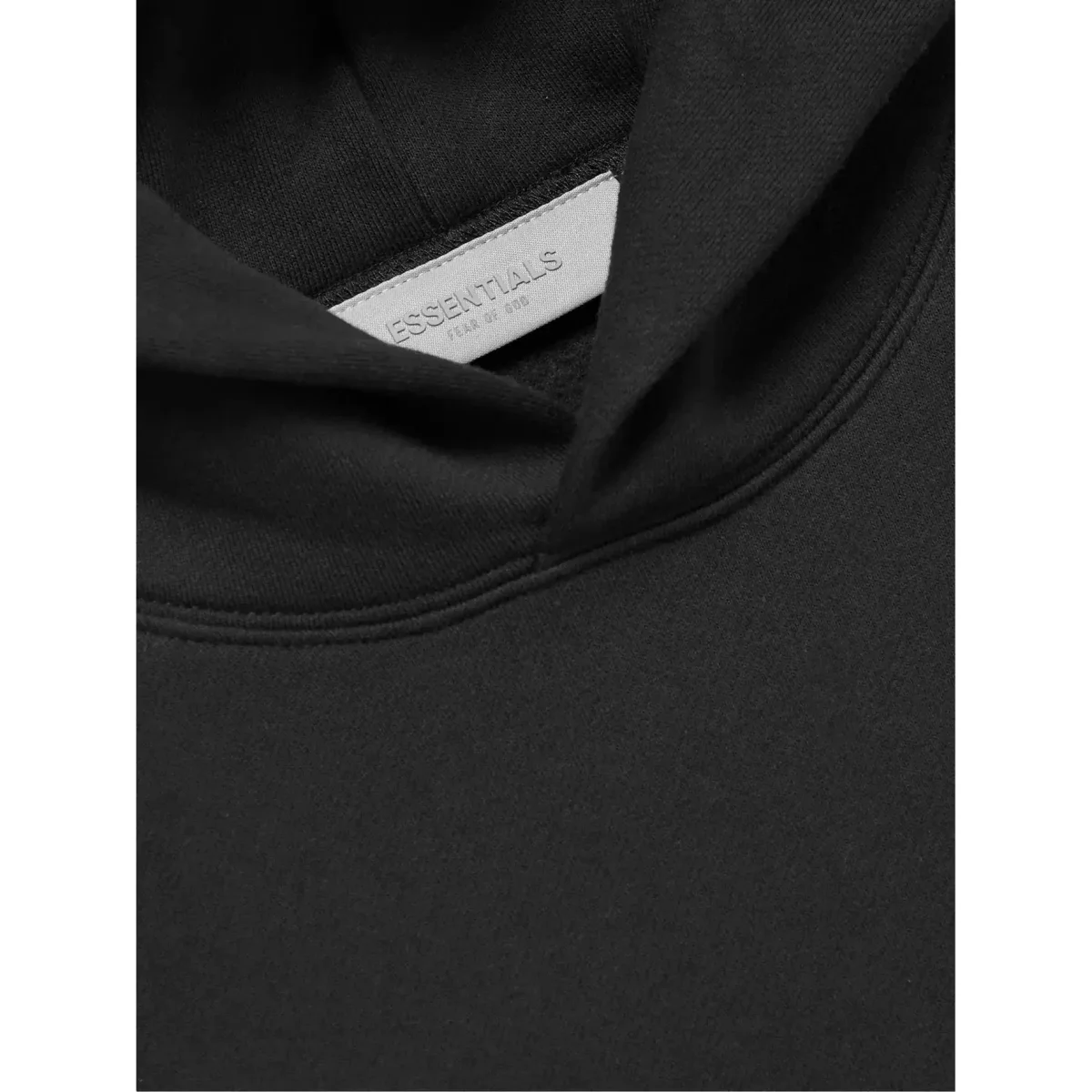 Fear of God Essentials Black Stretch Limo Hoodie - immagine 6