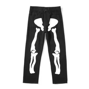 Trap Denim Skull Black Denim