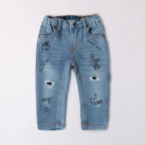 pantalone denim lungo