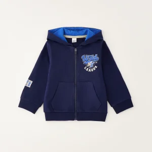 felpa con zip e cappuccio bambino