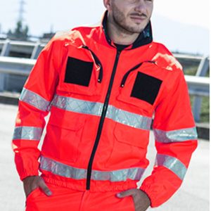Giacca alta Visibilità con Tessuto molto Resistente