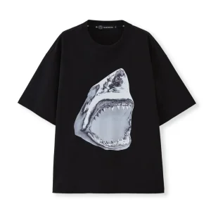 Acupuncture Mackerel Shark Tshirt Black