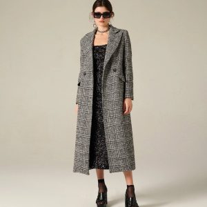 MANILA GRACE Cappotto lungo doppiopetto