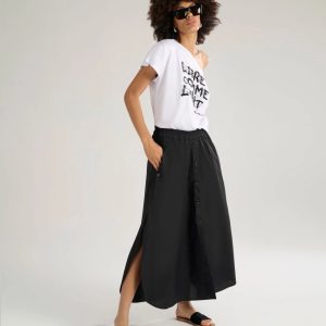 MANILA GRACE Gonna con spacchi